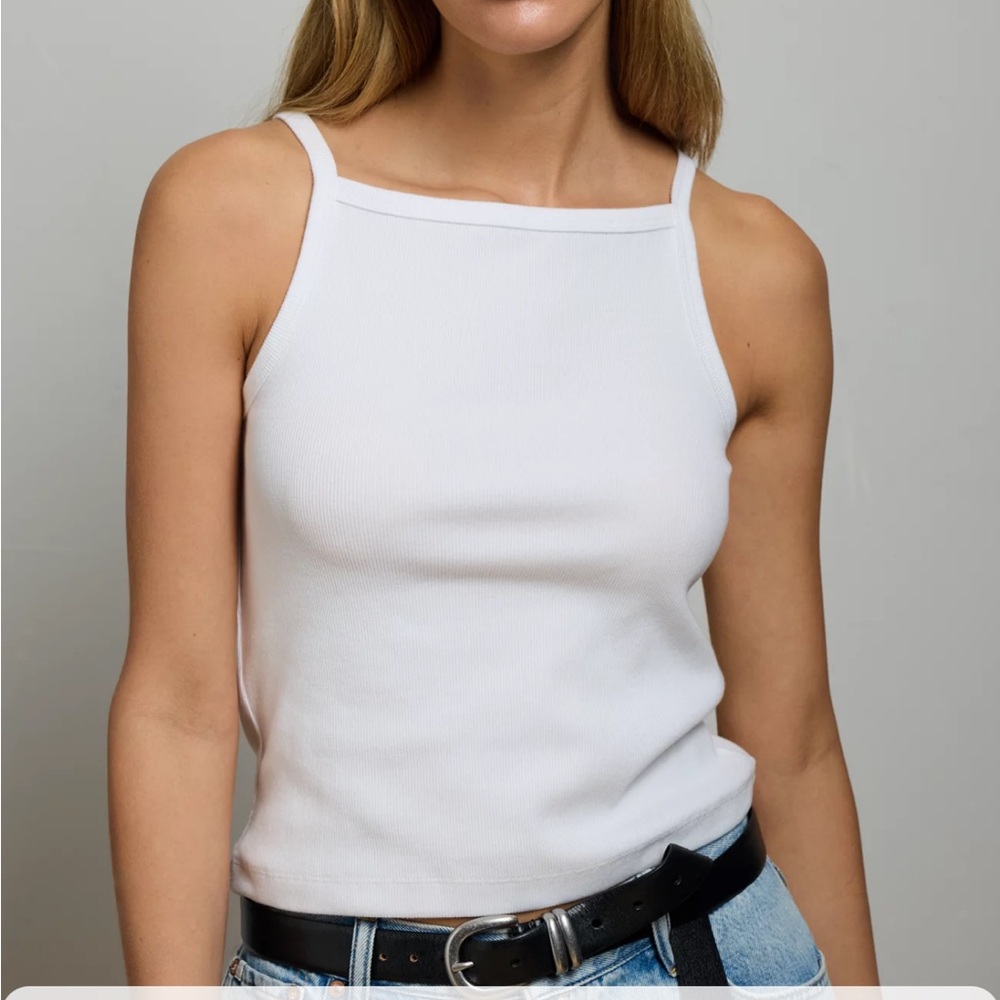 AE77 Premium Straight Neck Tank Top